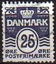Denmark 2005 Coat Of Arms 25 KR Violet Scott 1338. Dinamarca 1338. Uploaded by susofe